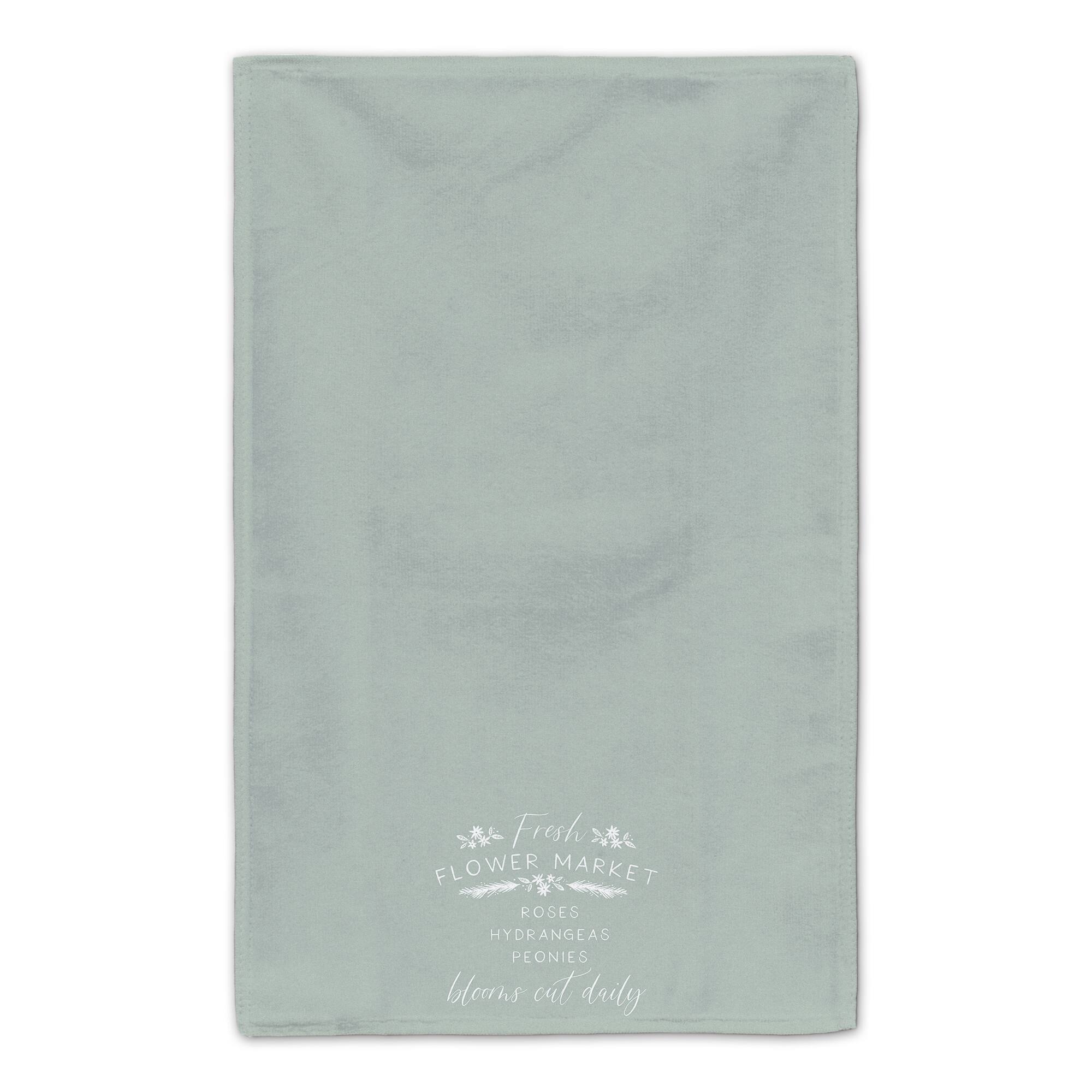 Mint Flower Market Tea Towel Set